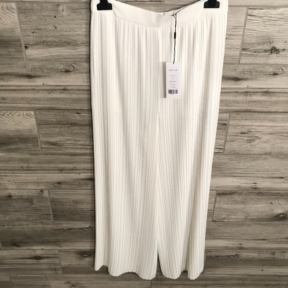 Helmut Lang Small Pleated Crepe Wide Leg Pants NWT - Picture 6 of 8